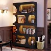 Tribesigns 71" Tall Bookcase, 4-Tier S-Shaped Decorative Bookshelf, Modern Freestanding Display Shelves for Home Office, Living Room - 4 of 4