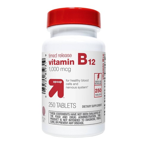 Frank Terminologie liberaal Vitamin B12 Dietary Supplement Timed Release Tablets - 250ct - Up & Up™ :  Target