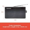 RadioShack Portable Traditional AM and FM Radio with Handle Powered with AA Batteries 1202272 - 4 of 4