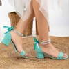 Illy - Aqua Blue Bridal Shoes with Pearls | Forever & Always Shoes - 4 of 4