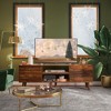 Itopfox Mid Century Modern TV Stand for 55-60 Inch TVs, Entertainment Center with Storage, Adjustable Shelves, Cable Management, Soft Close Hinges - 2 of 4