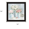 HomeRoots Pastel Peonies Pretties Black Framed Print Wall Art - 3 of 4