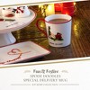 Kit Kemp by Spode 12oz Festive Christmas Mug, Special Delivery Doodle Mug, Fine China Holiday Coffee Mug with Handle, A Cheerful Christmas Essential - 2 of 4