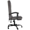 vidaXL Massage Reclining Office Chair Gray Faux Leather - 4 of 4