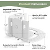 Faunna Bed Lock Sheet Holders, Upgrade Straps Keep Sheets Firm & Tight, Fitted Sheet Clips for Corners, Easy One-Time Installation, White - 2 of 4