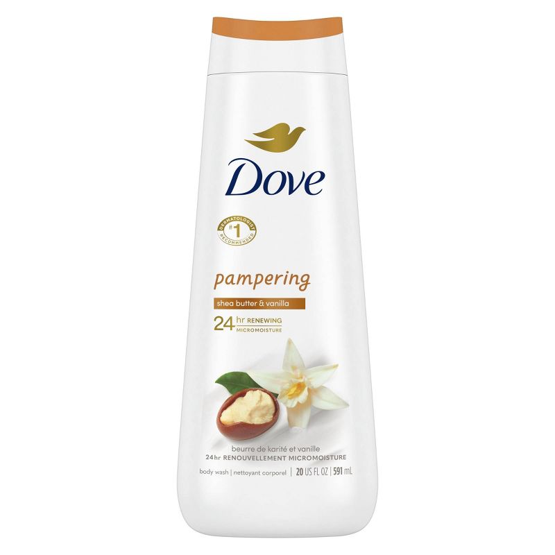 Dove Pampering Body Wash - Shea Butter &#38; Vanilla - 20 fl oz, 3 of 11