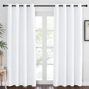 NICETOWN Grommet Top Blackout Curtains, Thermal Insulated Noise Reducing Window Drapes (Set of 2) - 1 of 4