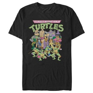 Men's Teenage Mutant Ninja Turtles Cartoon Characters T-Shirt - 1 of 4