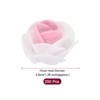 Unique Bargains Wedding Decor PE Mini Faux Artificial Rose Flower Heads 1.38 Inch Dia 250 Pcs - 2 of 3