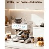 ZAFRO 20 Bar Espresso Machine with Grinder & Milk Frother Steam Wand,Stainless Steel Coffee Maker for Cappuccino and Latte - 4 of 4