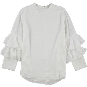 Alfani Womens Tiered Ruffled Blouse - 1 of 1