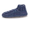 MUK LUKS Women's Icelandic Space Dye Marl Cabled Cuff Booties - 3 of 4