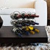 Sorbus 3 Tier Stackable Round Classic Style Metal Wine Racks for Bottles - Perfect for Bar, Cellar, Cabinet, Pantry, etc (Silver - Hold 12 Bottles) - 2 of 4
