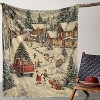 Lomsoe Christmas Santa, Snowman & Truck Print Flannel Blanket - All Seasons Soft and Warm Throw Blanket for Bed, Napping, Camping, Travel, Office - 2 of 4