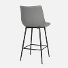 Vatros Counter Height Stools, FSC Certified Upholstered Faux Leather Bar Stools Set of 2 - 4 of 4