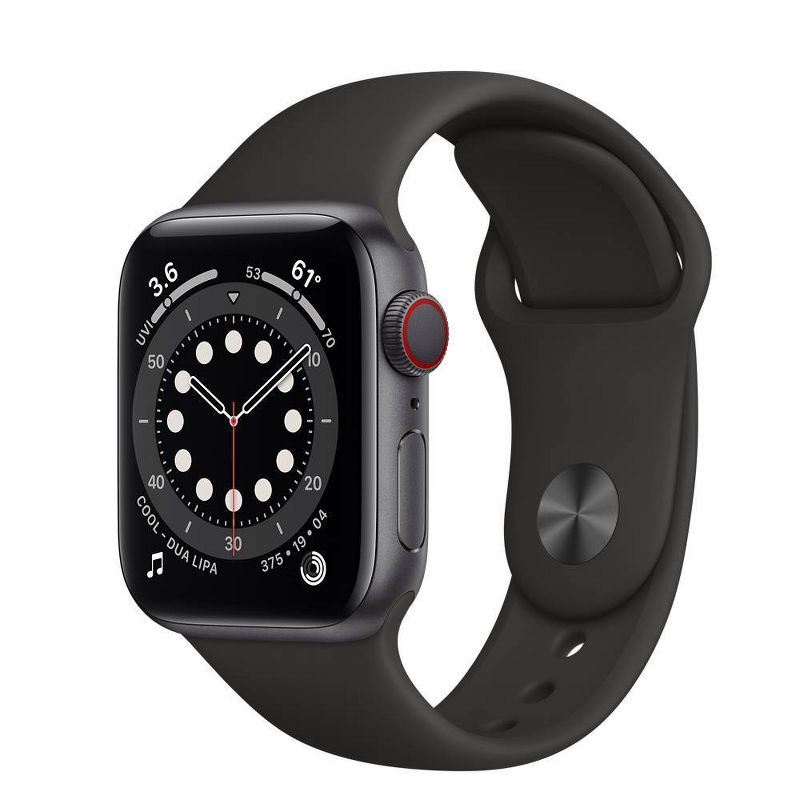 Refurbished Apple Watch Series 6 GPS + Cellular Aluminum Case Sport Band - Target Certified Refurbished, 2 of 3