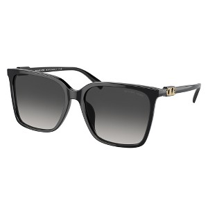 Michael Kors CANBERRA MK 2197U 30058G Womens Square Sunglasses Black 56mm - 1 of 3