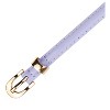 Elerevyo Women Skinny PU Leather Waist Belts with Gold Metal Buckle for Dress Jeans 1 Pc - 2 of 4