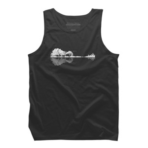 Men's Design By Humans Nature Guitar By Maryedenoa Tank Top - 1 of 3