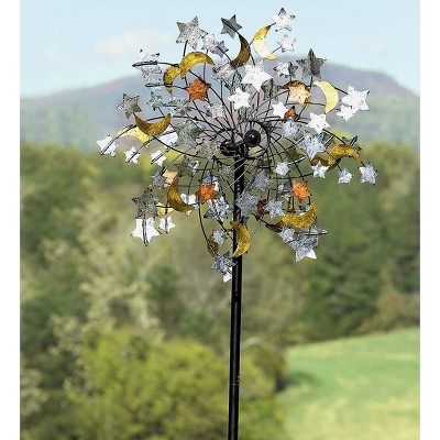 Plow & Hearth - Celestial Confetti Garden Wind Spinner