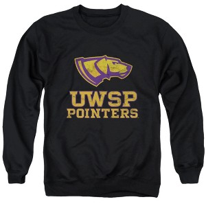 University of Wisconsin Stevens Point Official Pointers Logo Adult Crewneck Sweatshirt - 1 of 4