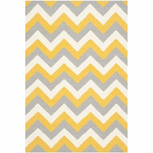 Dhurries DHU640 Hand Woven Flat Weave Indoor Rugs - Safavieh - 1 of 4