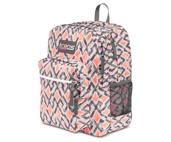 Trans By JanSport&#174; 17" SuperMax Backpack - Gray/Coral