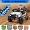 Electric Car for Kids, 12V Ride on Truck Car with Remote Control Spring Suspension - 2 of 4