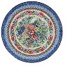 Blue Rose Polish Pottery 14 Ceramika Artystyczna Soup Plate - 2 of 2