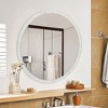 Hyleory Round Mirror for Bathroom, Lighted Makeup Vanity Mirror, Wall-Mounted, Anti-Fog - 3 of 4