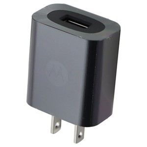 Motorola (5V/1A) Single USB AC Power Supply Wall Charger - Black (SC-61) - 1 of 3