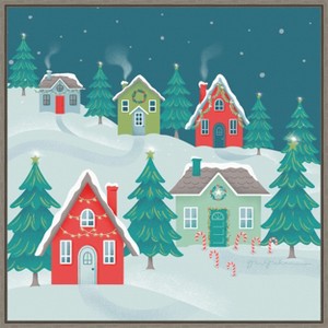Amanti Art Falala IV by Gia Graham Canvas Wall Art Print Framed 22-in. x 22-in. - 1 of 4