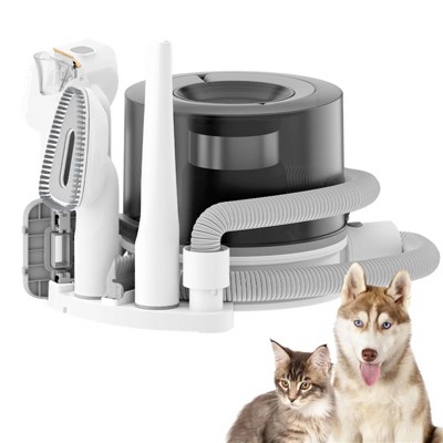 Upgraded Pet Grooming Vacuum – 5-in-1 Dog Hair Vacuum with 3 Modes, 3L Large Dustbin, Low Noise Design for Efficient Pet Hair Cleaning