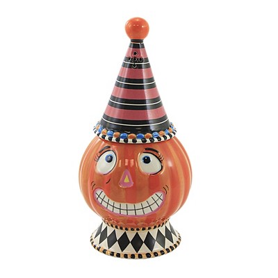 Tabletop 6.25" Pumpkin Salt & Pepper Halloween Glitterville One Hundred 80 Degree  -  Salt And Pepper Shaker Sets