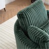 Dolonm 360° Swivel Accent Chair: Plush Corduroy, 400lb Capacity, Reversible Cushions & 4 Pillows for Living Room - 4 of 4