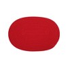 Unique Bargains Trivet Oval Rope Coaster Cotton Non-Woven Fabric 12.6"x8.66"x0.31" - 3 of 3