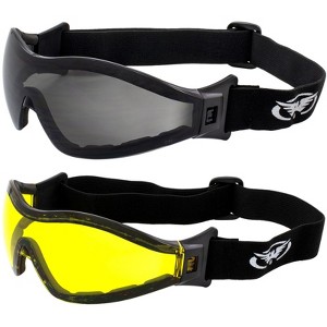 2 Pairs of Global Vision Eyewear Z33 Safety Motorcycle Goggles - 1 of 4