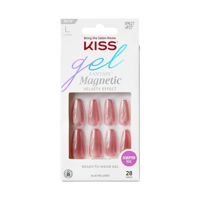 Kiss Products Gel Fantasy Fake Nails - West Coast - 31ct : Target