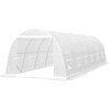 EROMMY Walk-In Greenhouse Tunnel, Large Gardening Plant Hot House Portable Tunnel Tent，white - 3 of 4