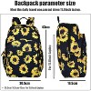 15.6"Travel Backpack Carry on, Water Resistant School Backpacks for Teens, College Back Pack Bookbag for Boys Girls, Work Backpacks for Women - 4 of 4