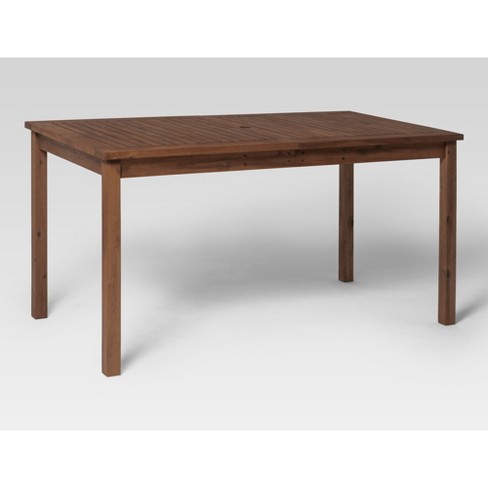 SIMPLE Rectangular wooden table By Very Wood