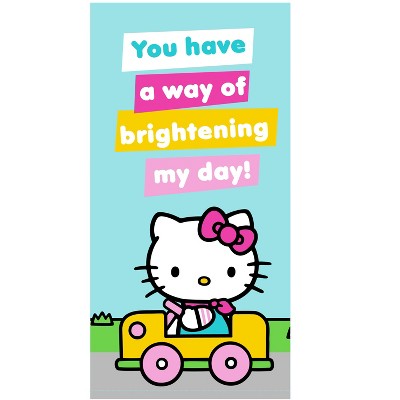 Hello Kitty You Have A Way Of Brightening My Day! Kitchen Dish Towel
