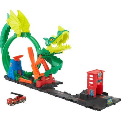 Hot Wheels City Dragon Attack Playset - Playpolis