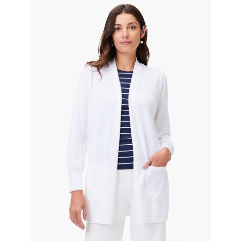 White longline hotsell cardigan womens