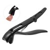 Unique Bargains Stainless Steel Nail Clippers Portable Nail Clipper for Nail Care Black 1Pc - 3 of 4