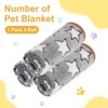 Unique Bargains Medium Soft Fluffy Flannel Star Printed Pet Throw Blanket Scratch Proof Pet Furniture Protector Cover - 2 of 4