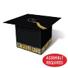 Beistle Grad Cap Card Box, Choose Your Color, 8.5" x 8.5", (1/Pkg) Multicolored - 4 of 4