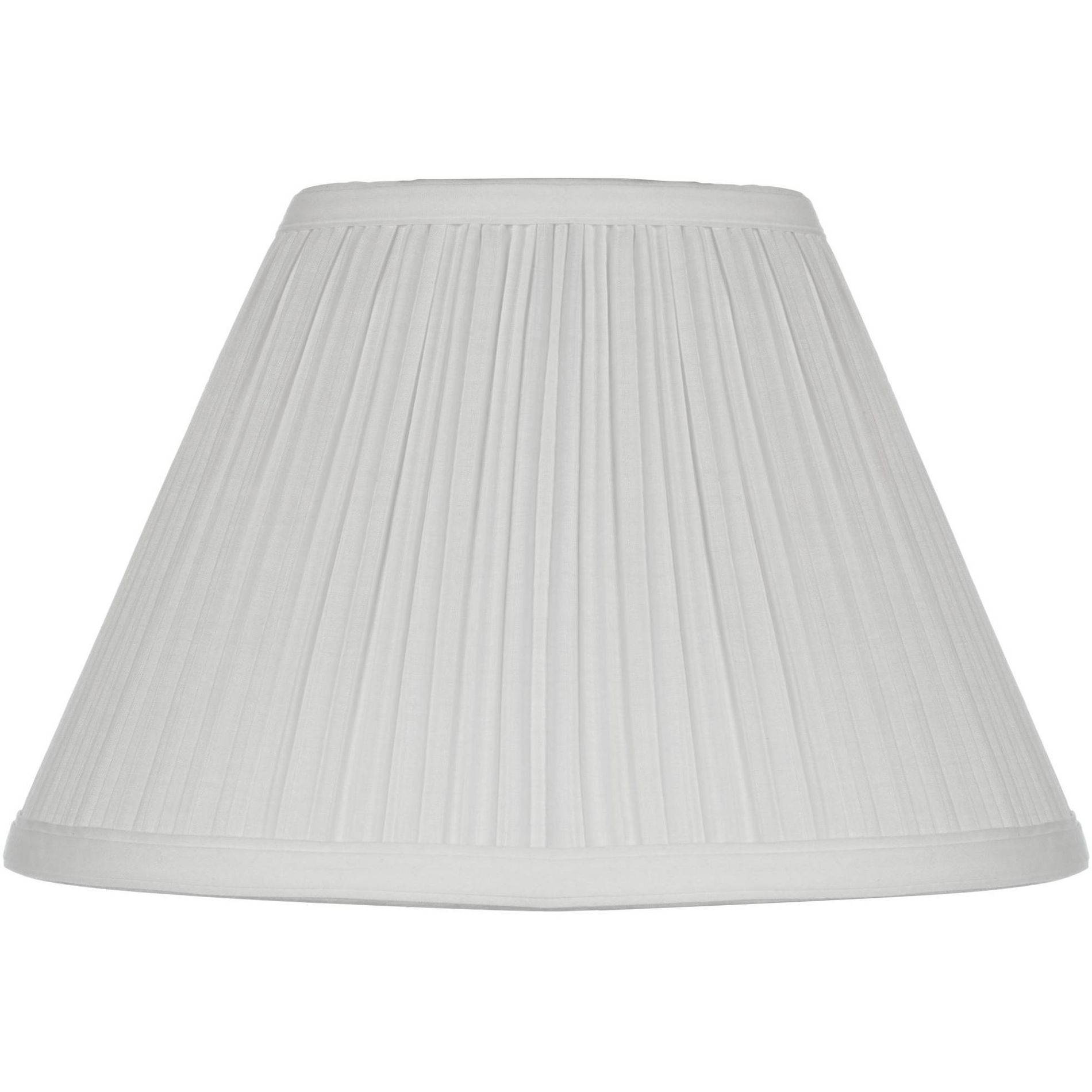Springcrest Antique White Small Empire Mushroom Pleated Lamp Shade 5" Top x 11" Bottom x 7.5" High (Clip-On) Replacement