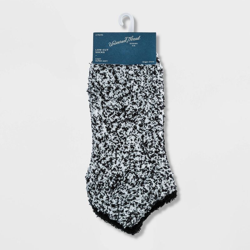 Women's 2pk Cozy Marled Low Cut Socks - Universal Thread™ 4-10, 2 of 6