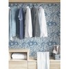 NuWallpaper Foliole Peel and Stick Wallpaper Blue: Removable Vinyl, Self-Adhesive, Solid Pattern, 28.2 Sq Ft Coverage - 4 of 4
